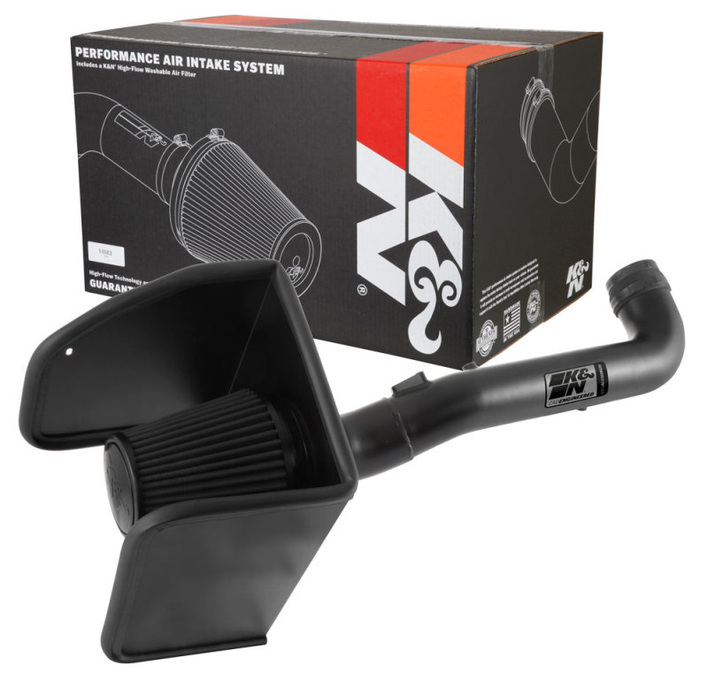 Chevrolet Colorado Performance Air Intake - K&N Engineering - Blackhawk - Black - `17-`18